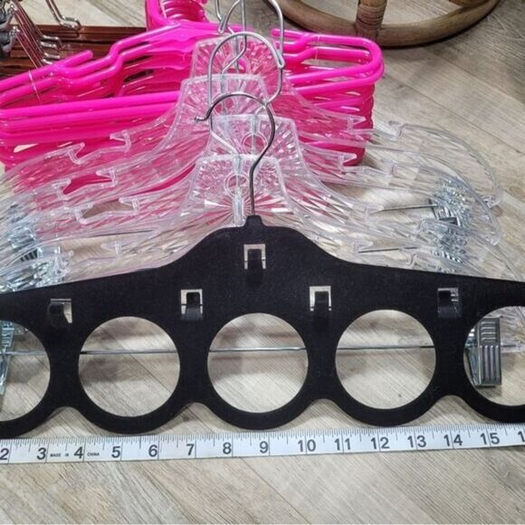 Hanger and Clothespin Bundle W/kid Multicolor Closet Storage LN - Picture 12 of 14